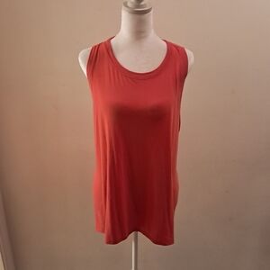 Athleta Tank Top Women's 1X Oranger Racerback Athletic Sporty Running Vibrant